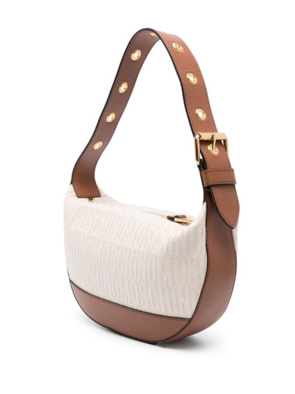 Moschino logo-jacquard shoulder bag