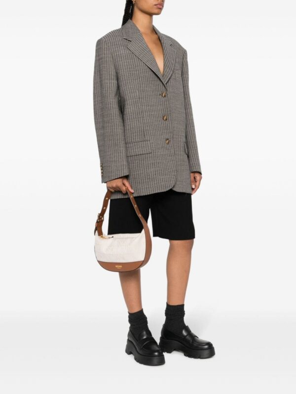 Moschino logo-jacquard shoulder bag