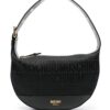 Moschino monogram-print leather shoulder bag