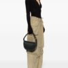 Moschino monogram-print leather shoulder bag