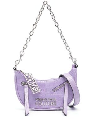 Versace Jeans Couture crocodile-embossed shoulder bag
