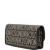 21853000_51682985_1000.jpg Moschino logo patterned-jacquard clutch bag