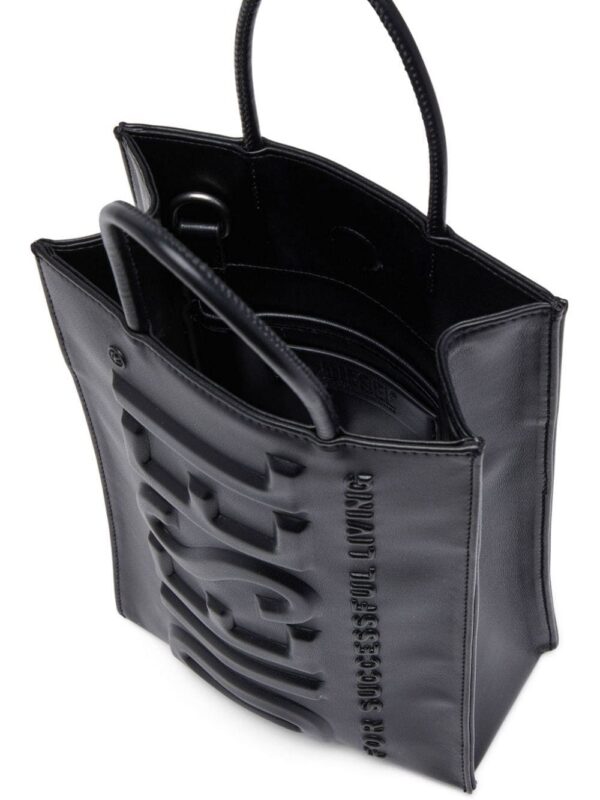 21896580_51942208_1000.jpg Diesel DSL 3D M X logo-embossed tote bag