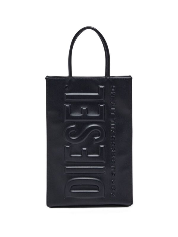 21896580_51942218_1000.jpg Diesel DSL 3D M X logo-embossed tote bag