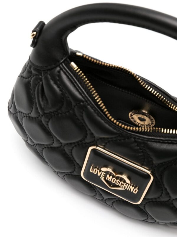21896645_51740114_1000.jpg Love Moschino logo-plaque quilted tote bag