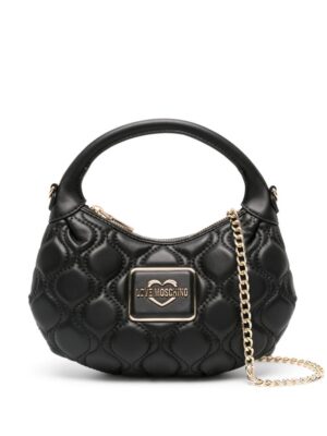 21896645_51740186_1000.jpg Love Moschino logo-plaque quilted tote bag