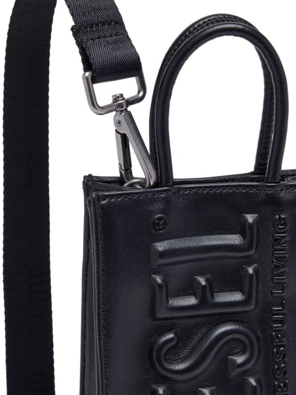 21897749_51941443_1000.jpg Diesel DSL 3D Mini X logo-embossed tote bag