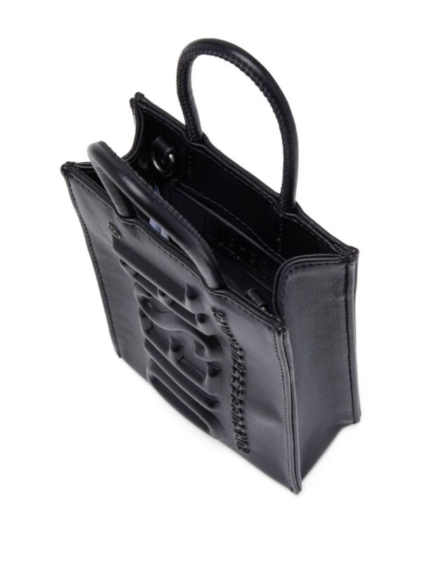 21897749_51941444_1000.jpg Diesel DSL 3D Mini X logo-embossed tote bag