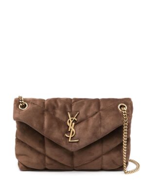 21904125_51679605_1000.jpg Saint Laurent Loulou Puffer small suede shoulder bag