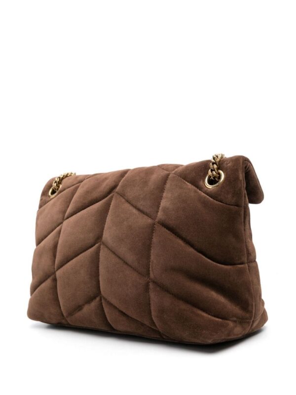 21904125_51679610_1000.jpg Saint Laurent Loulou Puffer small suede shoulder bag