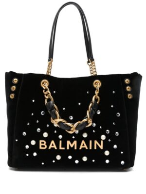 21927722_47456576_1000.jpg Balmain 1945 rhinestone-embellished tote bag