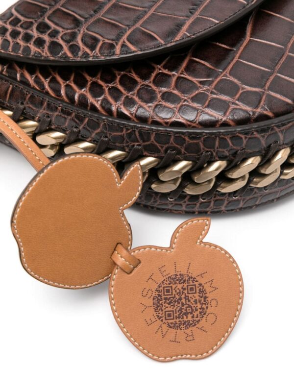 21939725_51772452_1000.jpg Stella McCartney medium FrayMe embossed-crocodile shoulder bag