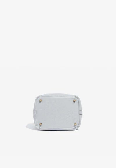 Hermès Picotin Lock 18 Tote Bag in Bleu Pale Clemence with Gold Hardware bag