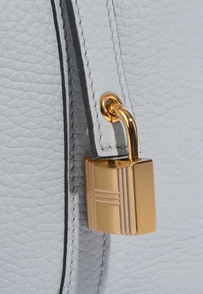 Hermès Picotin Lock 18 Tote Bag in Bleu Pale Clemence with Gold Hardware bag