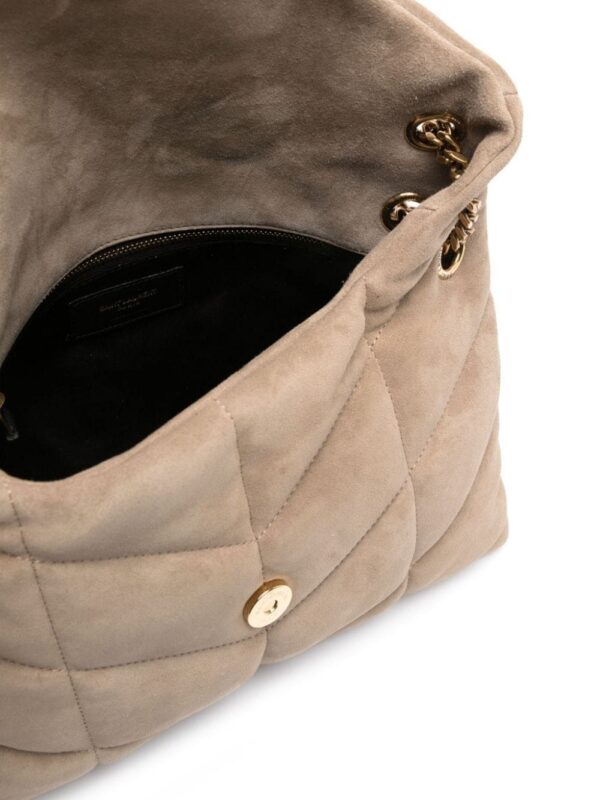 21940056_51757452_1000.jpg Saint Laurent small Loulou Puffer suede shoulder bag