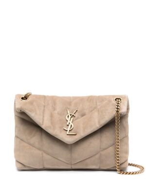 21940056_51757463_1000.jpg Saint Laurent small Loulou Puffer suede shoulder bag