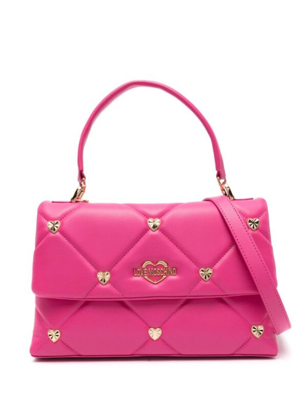 21973935_51768714_1000.jpg Love Moschino heart-motif quilted crossbody bag