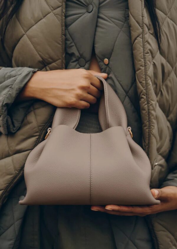 Polène Numéro Neuf Mini Edition Textured Taupe