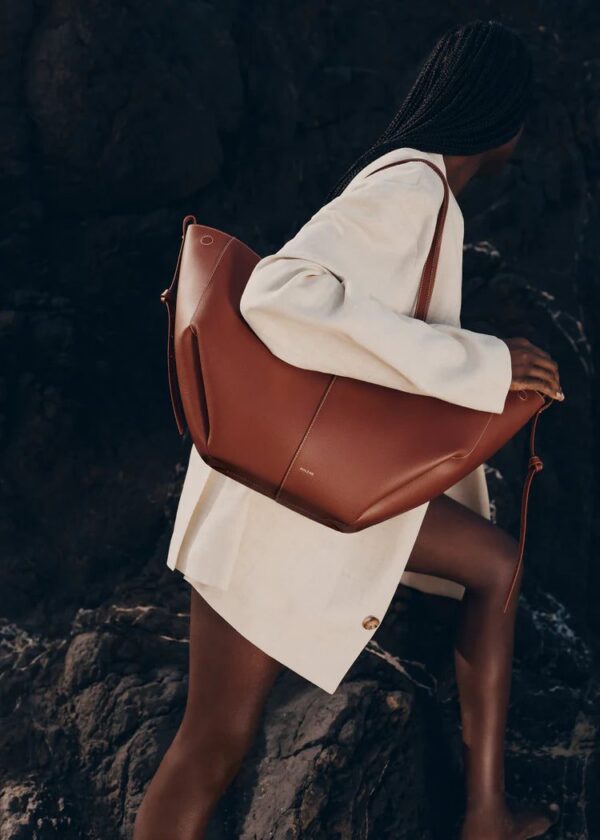 Polène Cyme Edition Textured Cognac