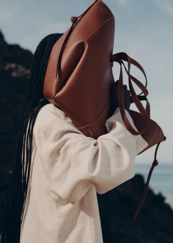 Polène Cyme Edition Textured Cognac