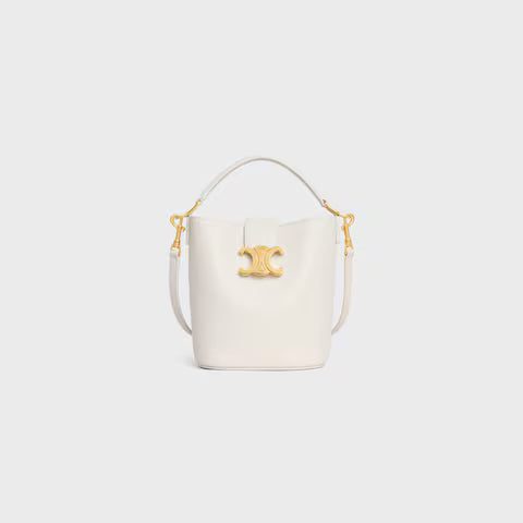10N473GHJ-01RC_1_SUM25_W.jpg CELINE MINI BUCKET LOUISE IN smooth calfskin