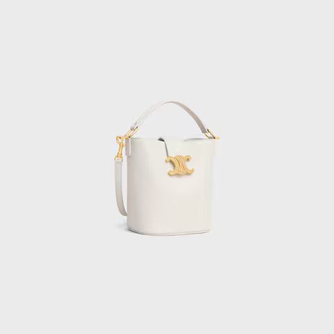 10N473GHJ-01RC_2_SUM25_W.jpg CELINE MINI BUCKET LOUISE IN smooth calfskin