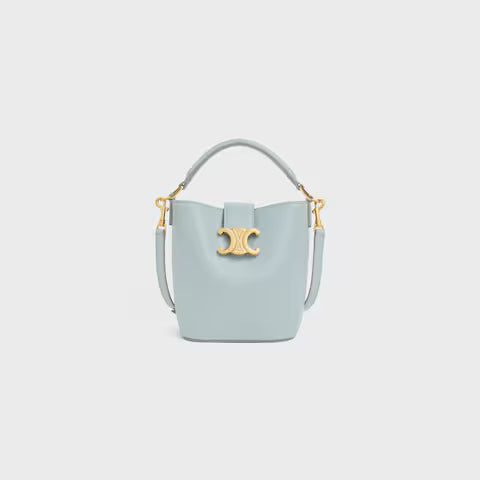 10N473GHJ-07IC_1_SPR25_P1_W.jpg CELINE MINI BUCKET LOUISE IN smooth calfskin
