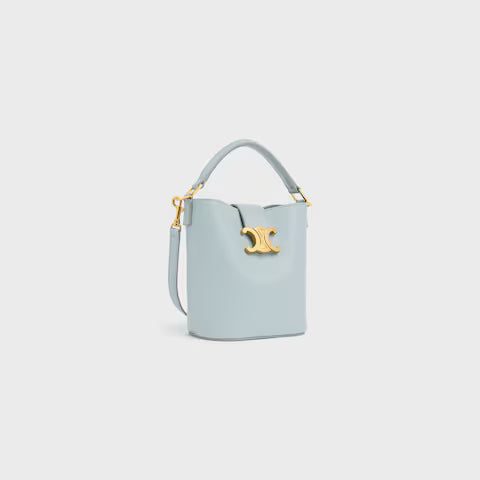 10N473GHJ-07IC_2_SPR25_P1_W.jpg CELINE MINI BUCKET LOUISE IN smooth calfskin