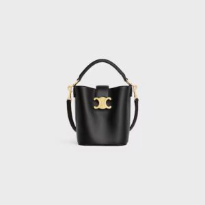 10N473GHJ-38NO_1_FW24_P2_W.jpg CELINE MINI BUCKET LOUISE IN smooth calfskin