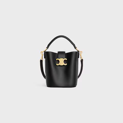 10N473GHJ-38NO_1_FW24_P2_W.jpg CELINE MINI BUCKET LOUISE IN smooth calfskin