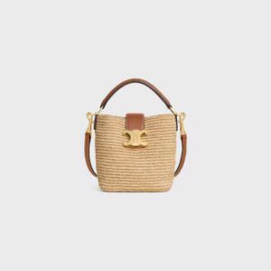 10N622GNW-02NT_1_SUM25_W.jpg CELINE MINI BUCKET LOUISE IN RAFFIA