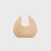 112772EYR-01BC_3_SS24_P2_W_2648d98a-a6bb-44ad-88ec-8672c98658b4.jpg CELINE celine classic panier HOBO BAG IN Raffia and Calfskin