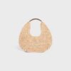112772EYR-02NT_3_SUM23.jpg CELINE celine classic panier HOBO BAG IN Raffia and Calfskin