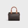 113772CAS-04LU_1_SUM23.jpg CELINE SMALL BOSTON IN Triomphe Canvas and calfskin