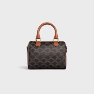 113772CAS-04LU_1_SUM23.jpg CELINE SMALL BOSTON IN Triomphe Canvas and calfskin