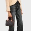 113772CAS-04LU_2_LIB_W.jpg CELINE SMALL BOSTON IN Triomphe Canvas and calfskin