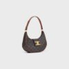114492BZJ-04LU_2_FW23_W.jpg CELINE MEDIUM AVA TRIOMPHE BAG IN Triomphe Canvas and calfskin