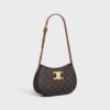 115702CUZ-04LU_3_SS24_W.jpg CELINE MEDIUM TILLY BAG IN Triomphe canvas and calfskin