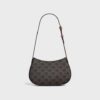 115702CUZ-04LU_4_SS24_W.jpg CELINE MEDIUM TILLY BAG IN Triomphe canvas and calfskin