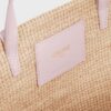 115802FF7-24PP_4_SS24_P2_W.jpg CELINE TEEN SUPPLE CELINE CLASSIC PANIER in Raffia and calfskin