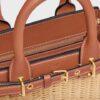 116502GP9-02NT_4_SUM25_W.jpg CELINE TEEN CELINE CONTI BAG IN WICKER AND NATURAL CALFSKIN