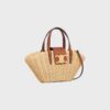 116572FWE-02NT_2_SS24_P2_W.jpg CELINE TEEN COUFFIN in WICKER AND NATURAL CALFSKIN