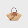 116572FWE-02NT_3_SS24_P2_W.jpg CELINE TEEN COUFFIN in WICKER AND NATURAL CALFSKIN