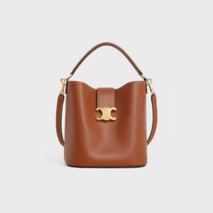 116613FX9-04LU_1_SS24_P2_W.jpg CELINE MEDIUM BUCKET LOUISE IN SMOOTH CALFSKIN