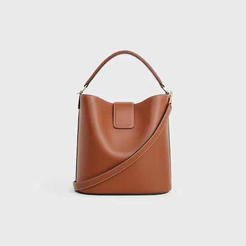 116613FX9-04LU_3_SS24_P2_W.jpg CELINE MEDIUM BUCKET LOUISE IN SMOOTH CALFSKIN