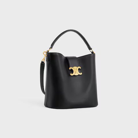 116613FX9-38NO_3_SS24_P2_W.jpg CELINE MEDIUM BUCKET LOUISE IN SMOOTH CALFSKIN