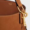 116613GR5-02CM_4_FALL25_W.jpg CELINE MEDIUM BUCKET LOUISE IN NUBUCK CALFSKIN