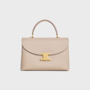 117523FXK-03CP_1_FW24_W_V3.jpg CELINE MEDIUM NINO BAG IN SUPPLE GRAINED CALFSKIN