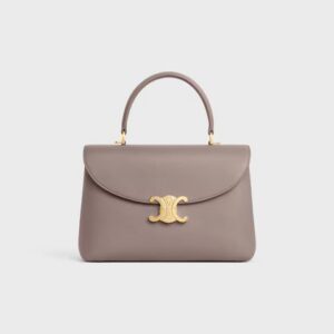 117523FXK-10BL_1_SS24_W.jpg CELINE MEDIUM NINO BAG IN SUPPLE GRAINED CALFSKIN