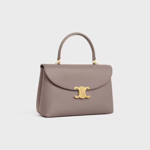 117523FXK-10BL_2_SS24_W.jpg CELINE MEDIUM NINO BAG IN SUPPLE GRAINED CALFSKIN